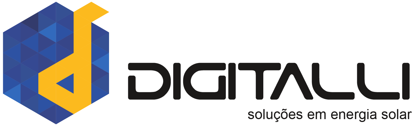 Logotipo da Digitalli, soluções em energia solar